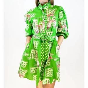 NEW FARYLINA fifi mini dress in green